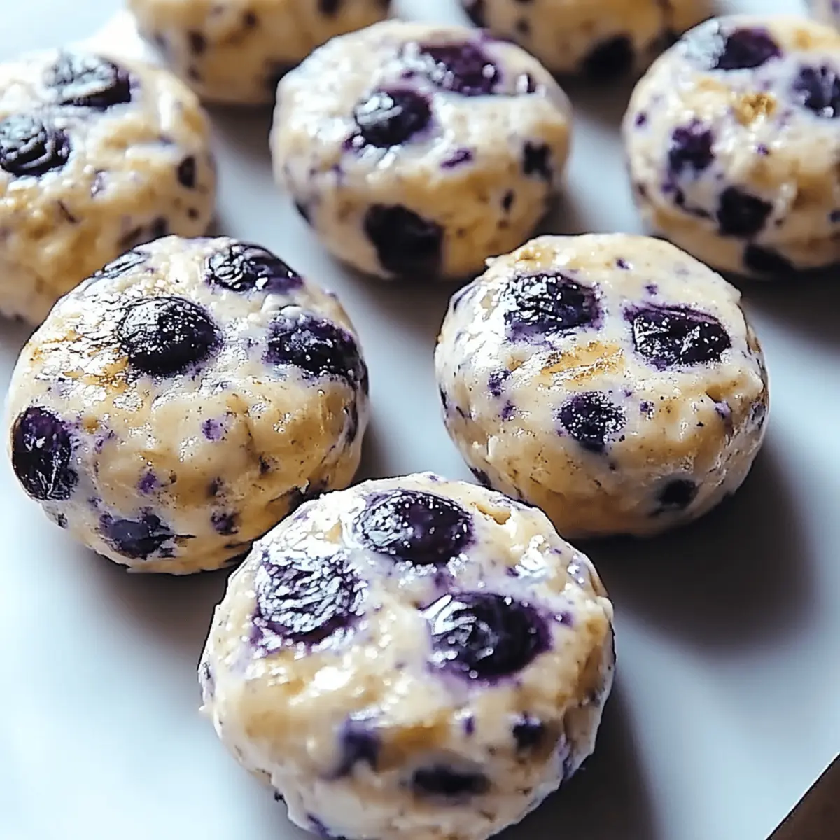 Blueberry Cheesecake Protein Bites