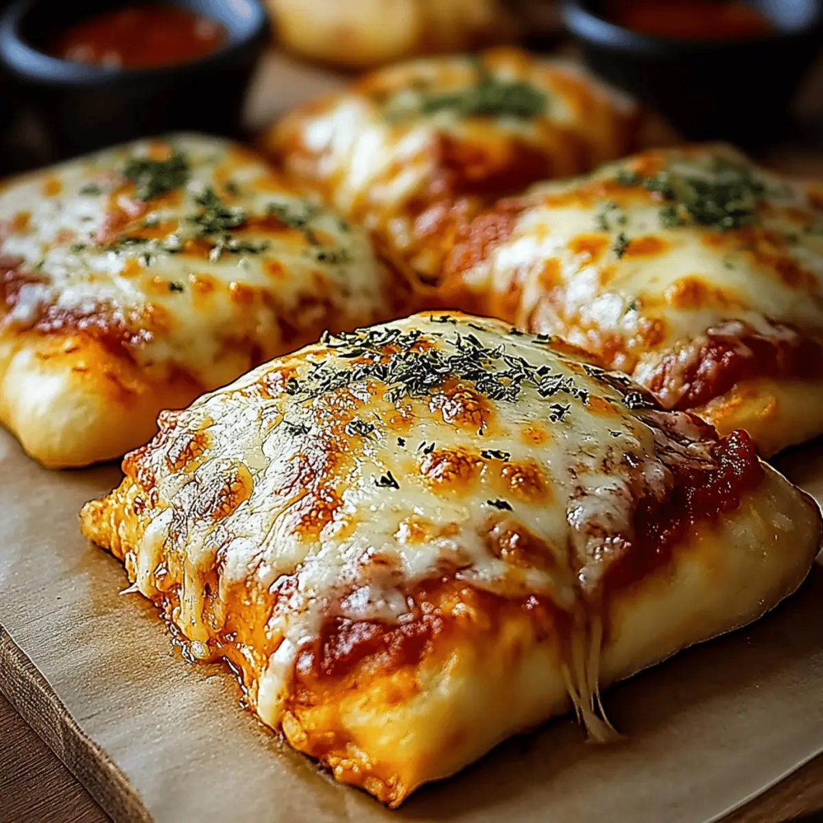 Cheesy Pizza Pockets