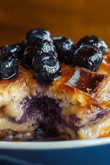 Blueberry Lemon French Toast Casserole