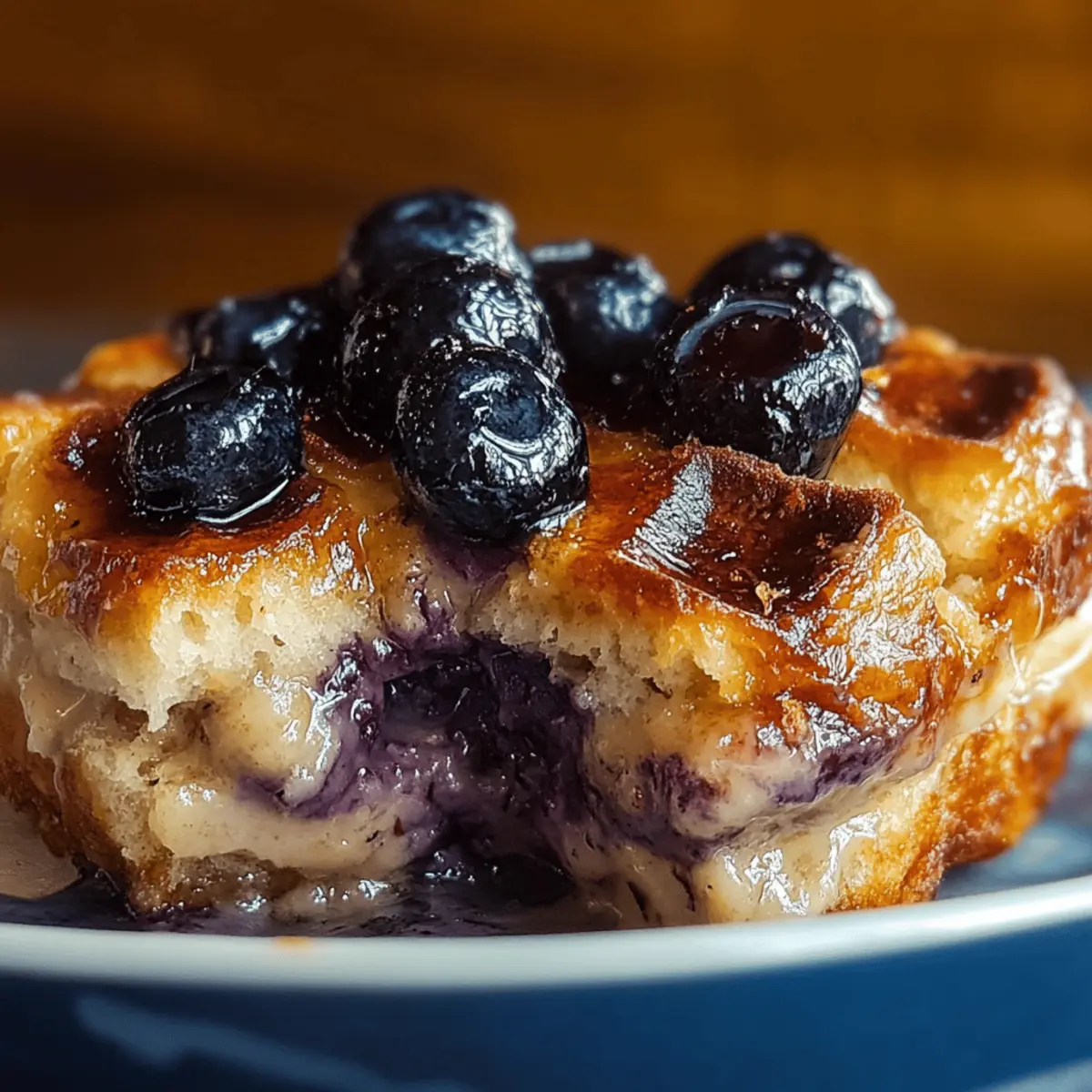 Blueberry Lemon French Toast Casserole