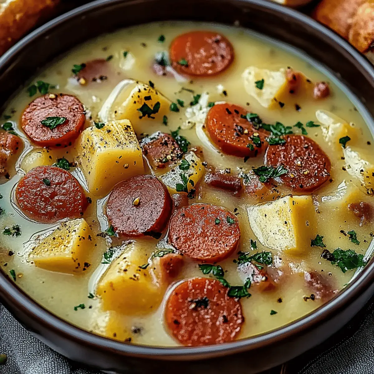 Kielbasa Potato Soup