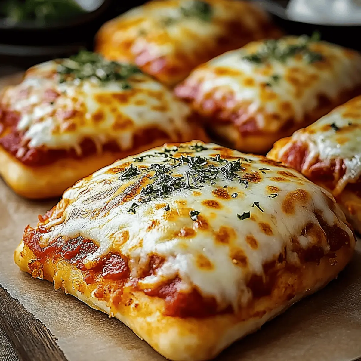 Cheesy Pizza Pockets