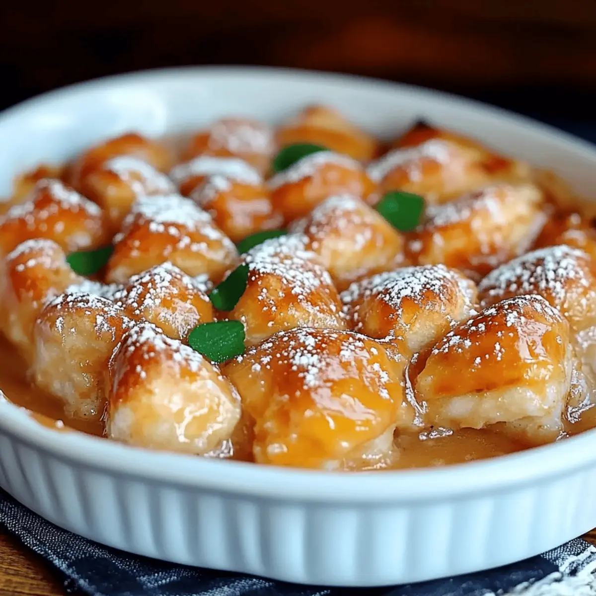 Apple Bubble Up Casserole