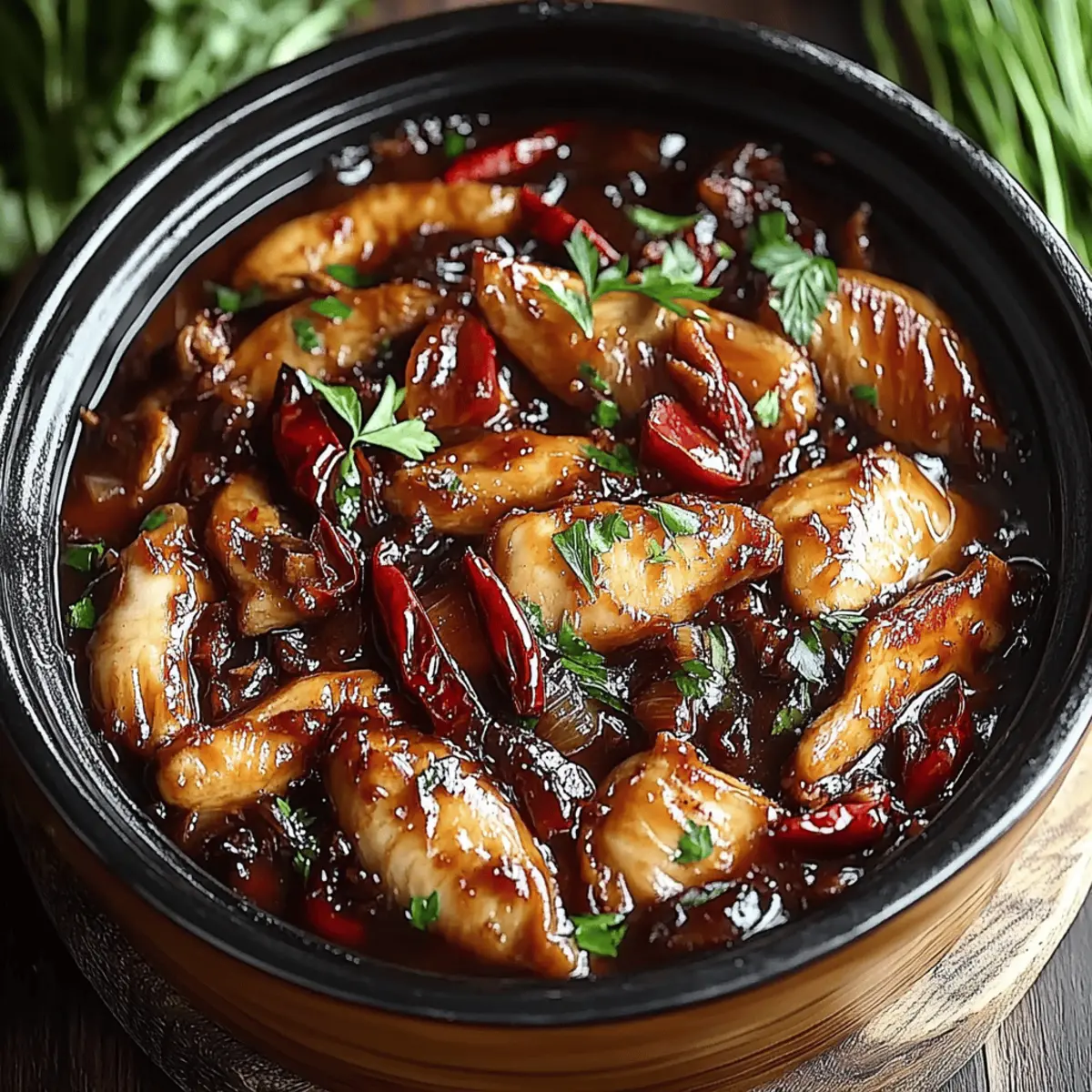 Crock Pot Bourbon Chicken