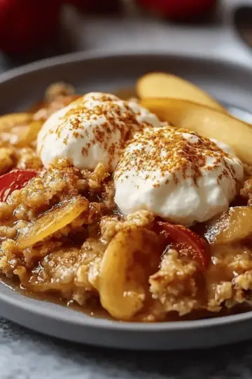 Air Fryer Apple Crisp