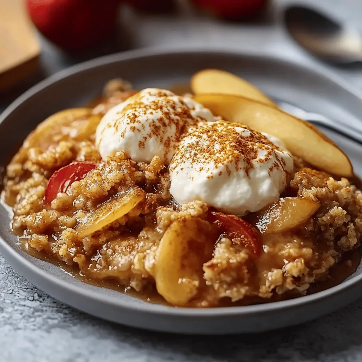 Air Fryer Apple Crisp