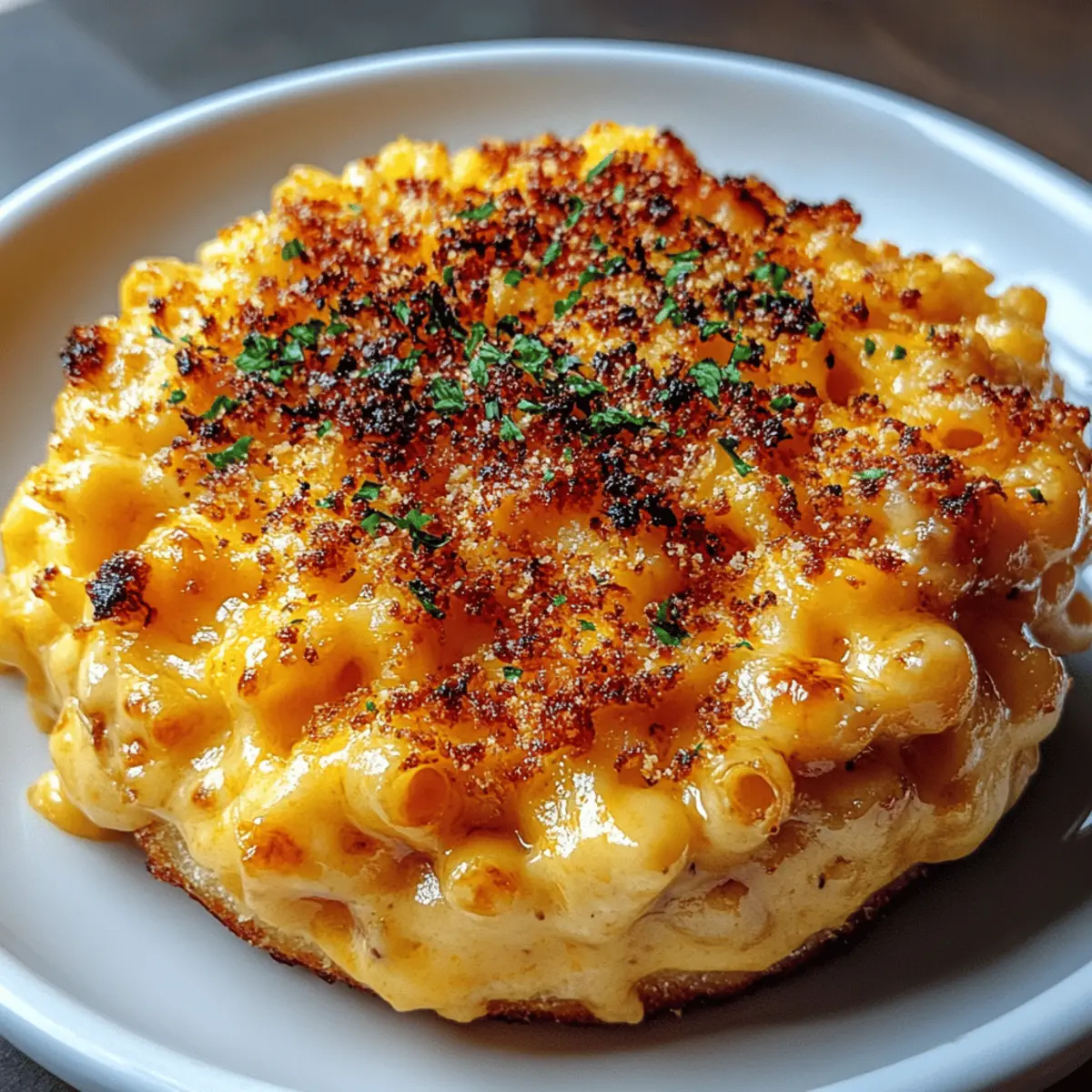 Creamy Baked Cheddar Mac-and-Cheese