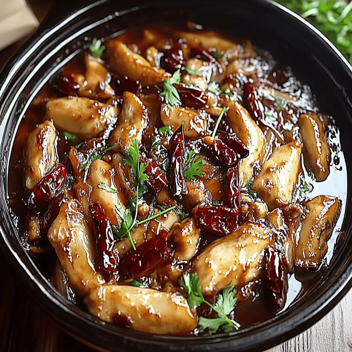 Crock Pot Bourbon Chicken