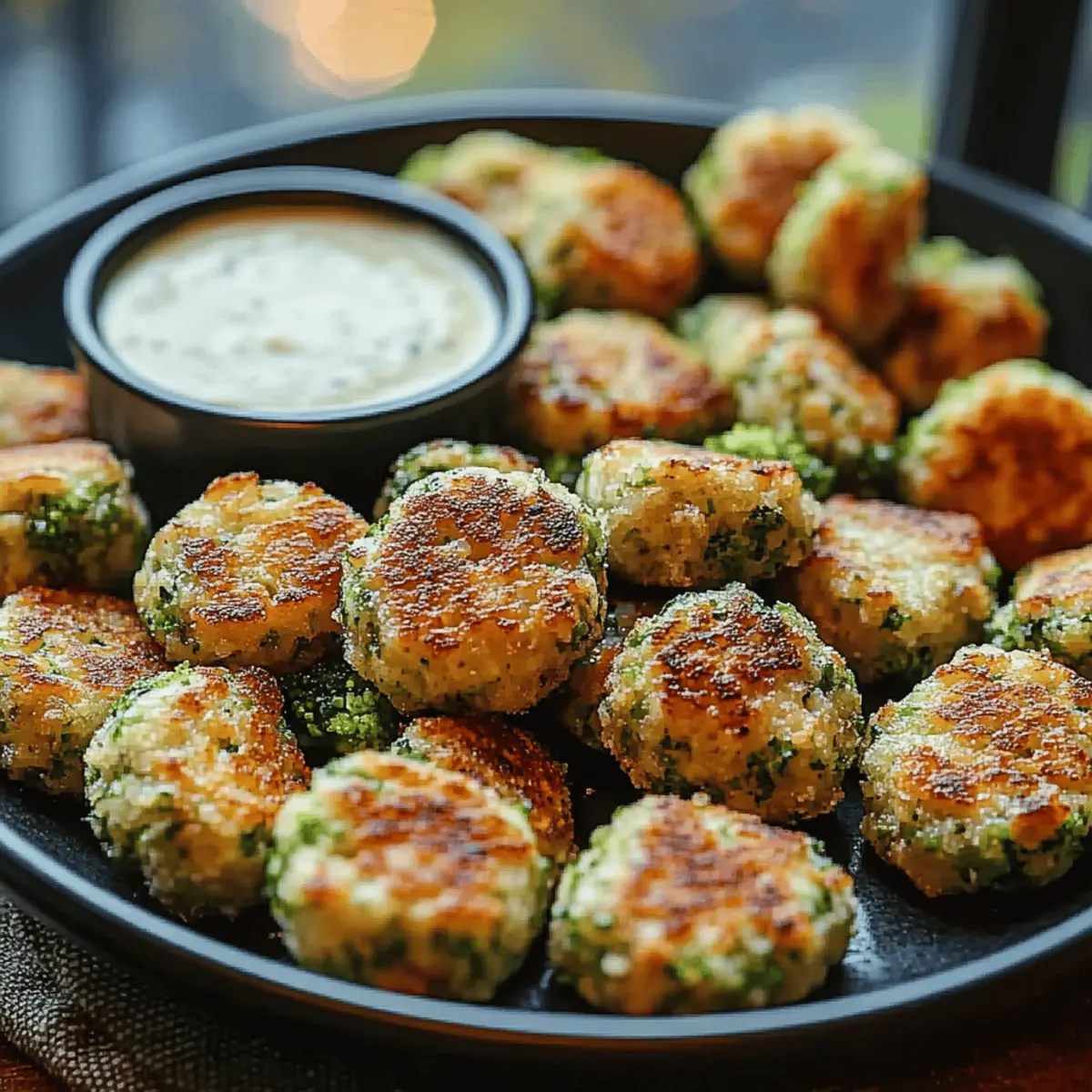 Cheesy Broccoli Tater Tots