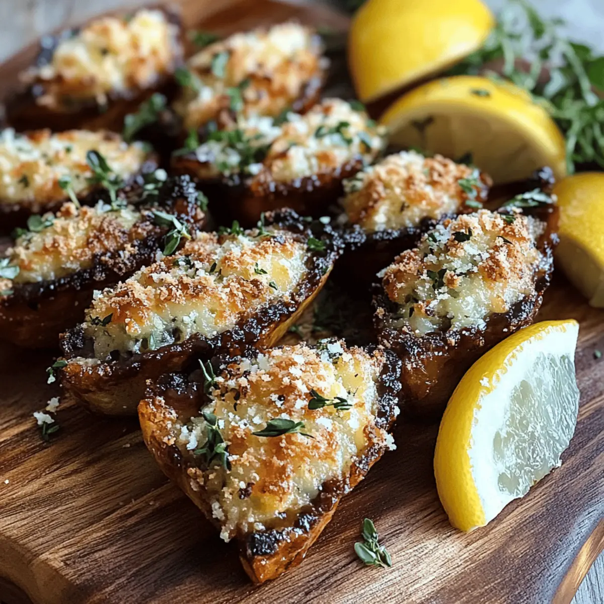 Stuffed Morel Mushrooms