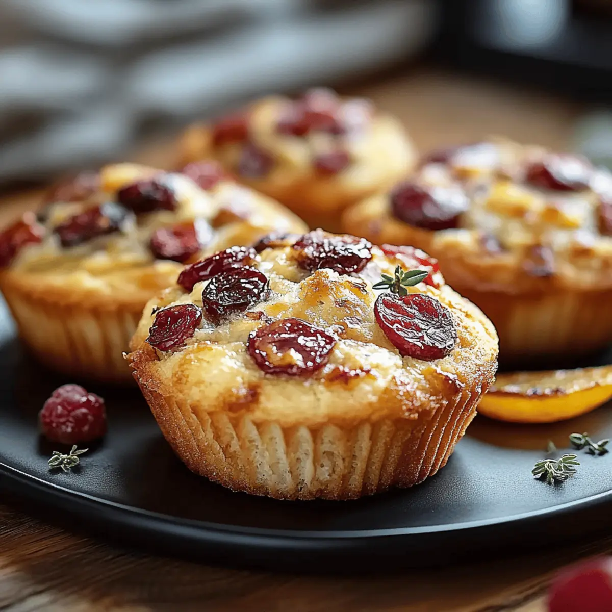 Cranberry Orange Pecan Muffins