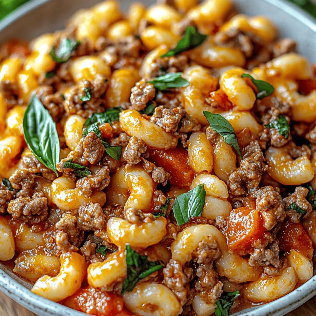 Creamy Beef Pasta