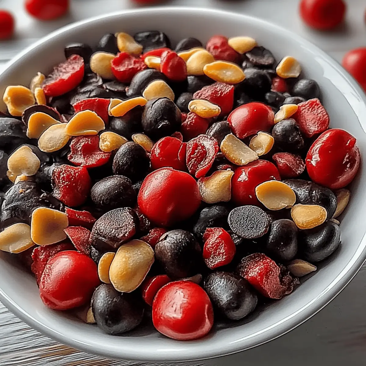 Spooky Vampire Bite Trail Mix