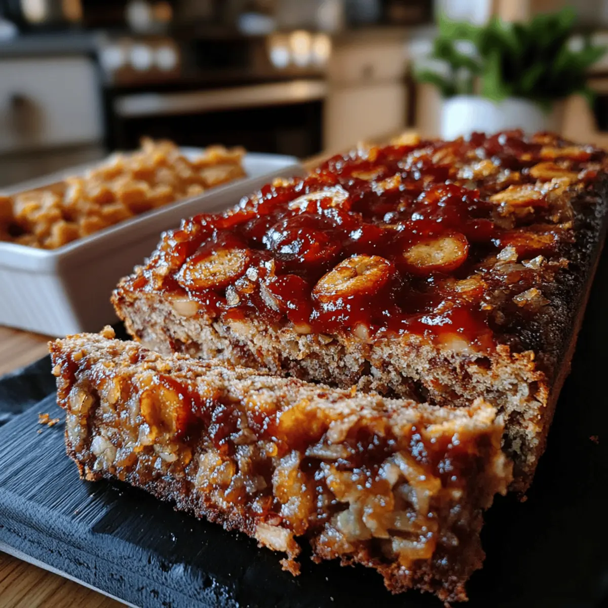 Vintage Meatloaf with Sweet & Spicy Glaze