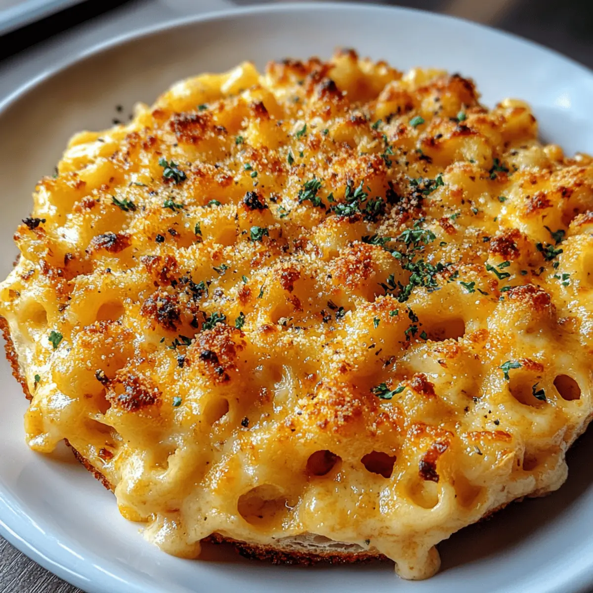 Creamy Baked Cheddar Mac-and-Cheese