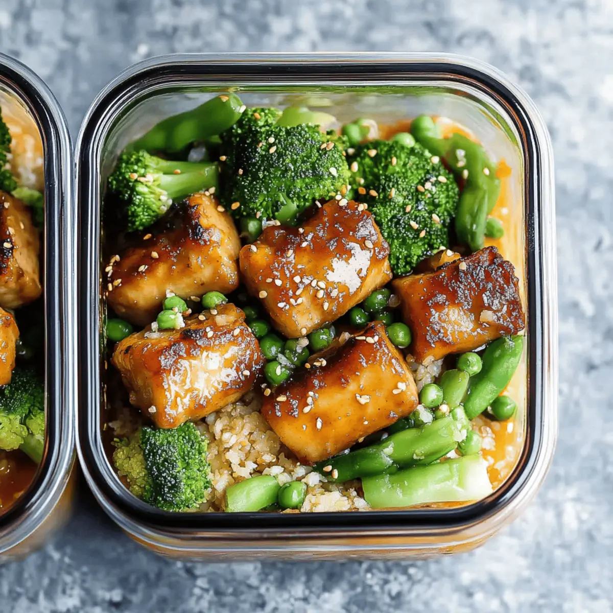 Honey Sesame Chicken Lunch Bowls