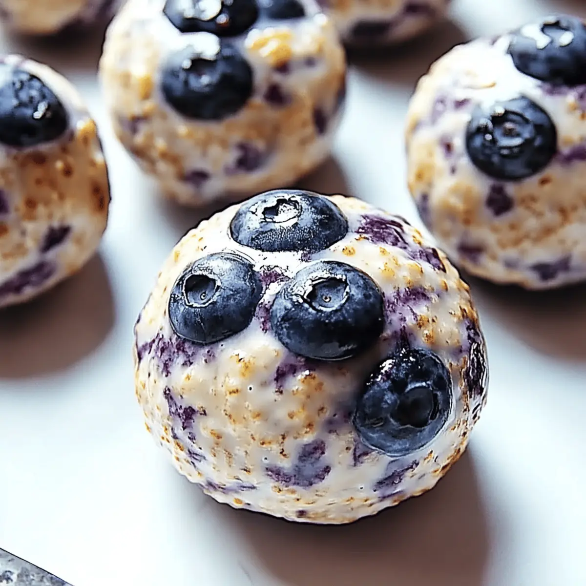 Blueberry Cheesecake Protein Bites