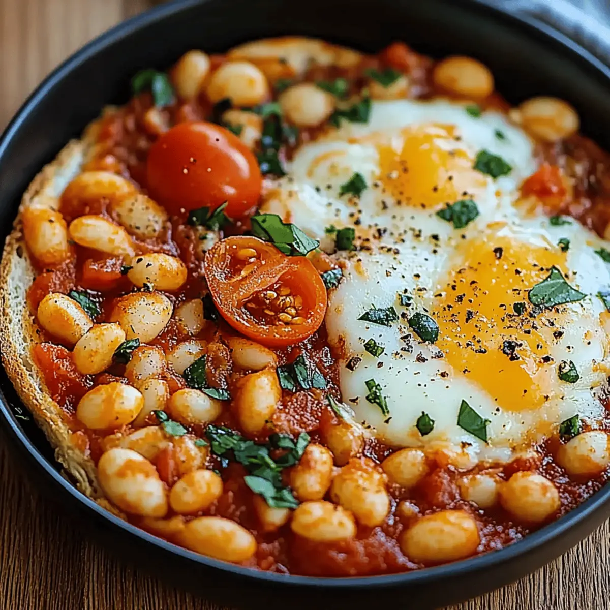 Spanish Beans & Eggs