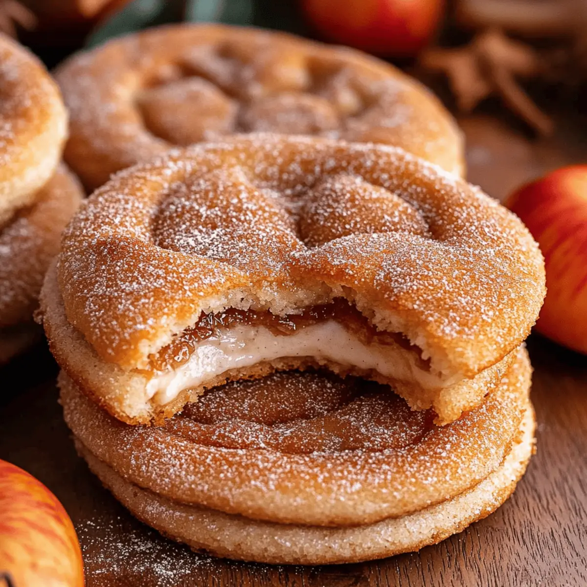 Apple Cider Cheesecake Cookies