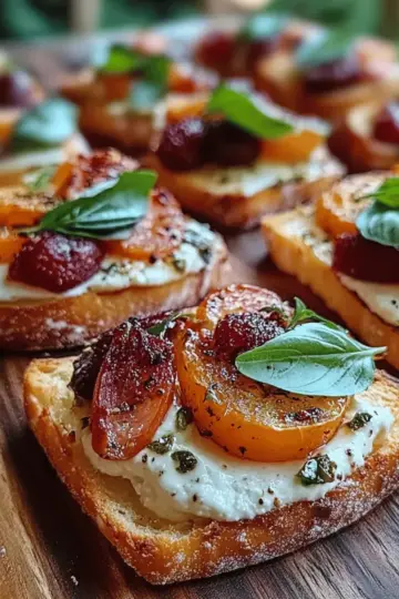 Cheesy Burrata Crostini