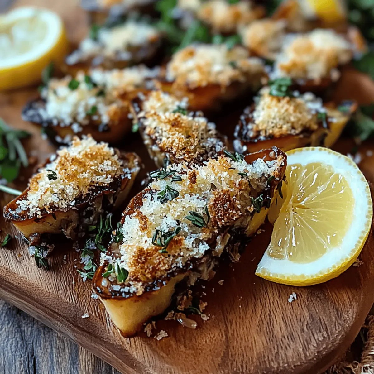 Stuffed Morel Mushrooms