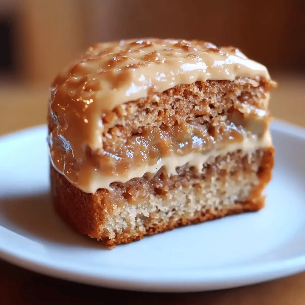 Applesauce Cake with Cinnamon Cream Cheese Frosting