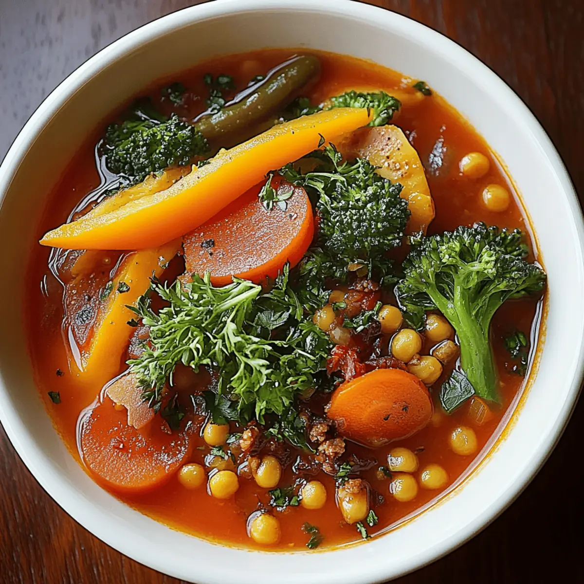 High-Protein Vegetable Soup