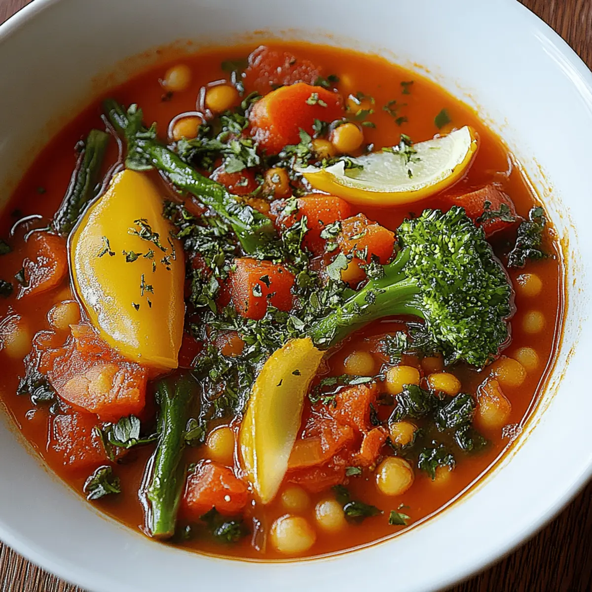 High-Protein Vegetable Soup