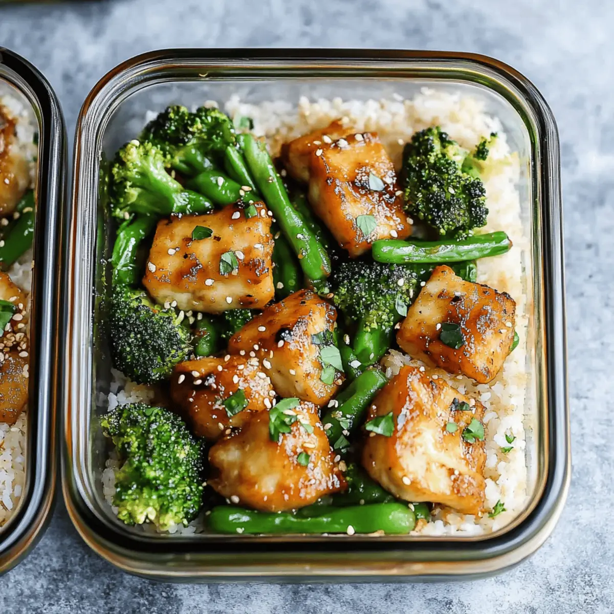 Honey Sesame Chicken Lunch Bowls