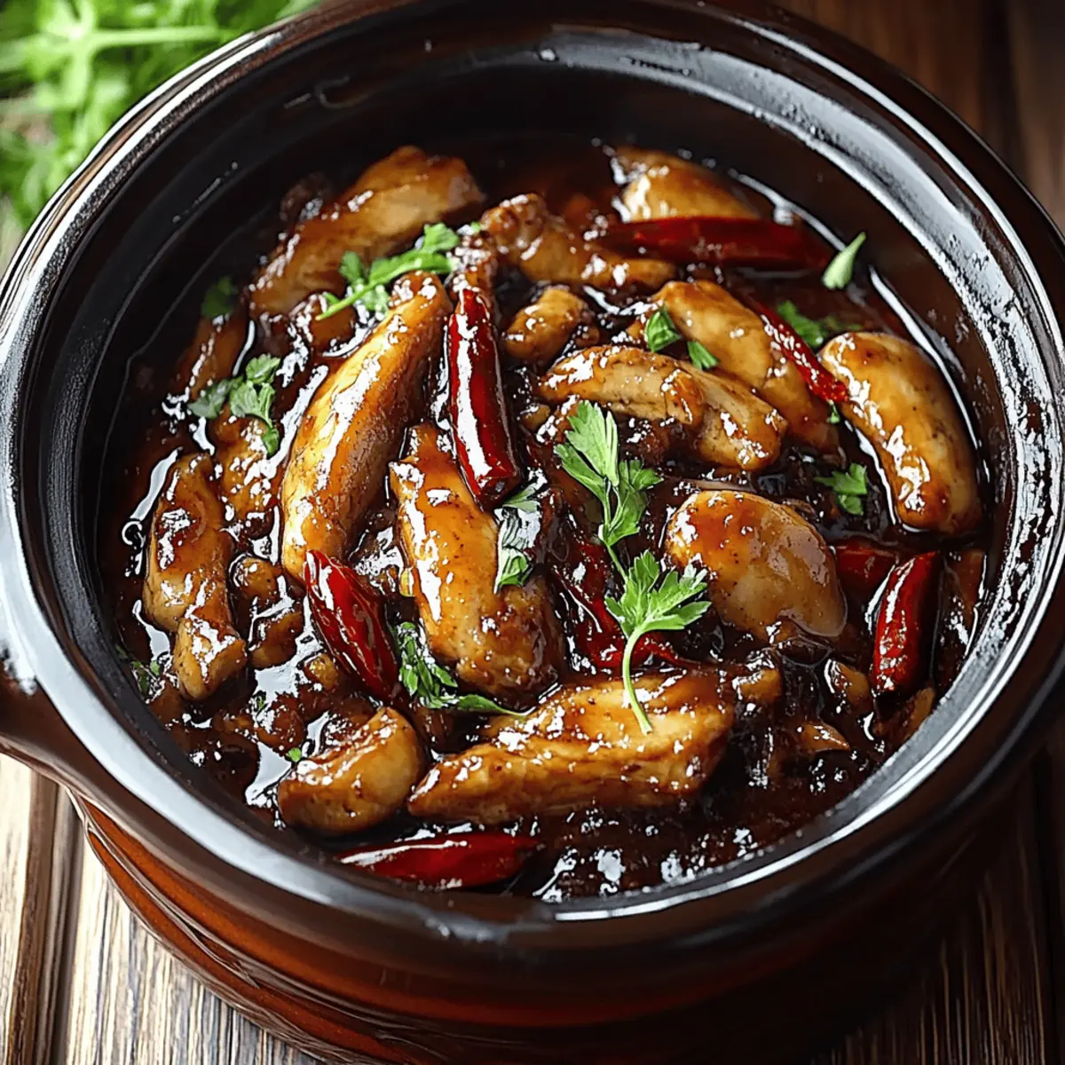 Crock Pot Bourbon Chicken