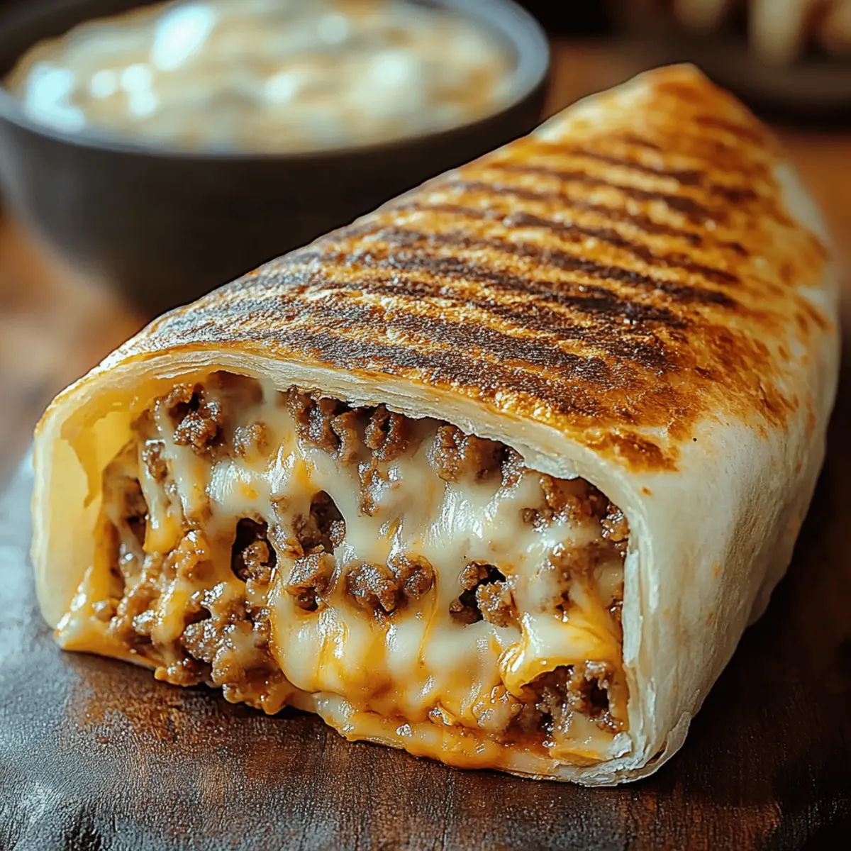Grilled Cheese Burrito