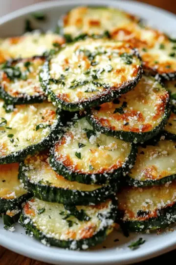 Garlic Parmesan Roasted Zucchini