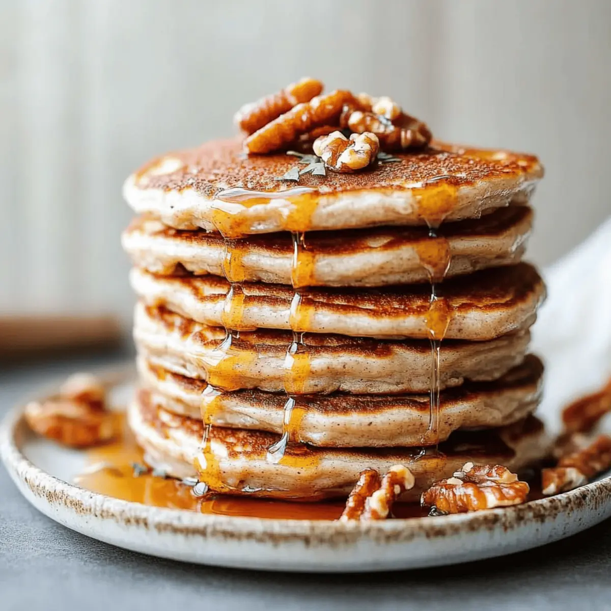 Fluffy Pecan Pancakes