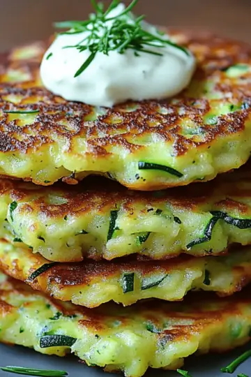 4-Ingredient Zucchini Fritters Recipe