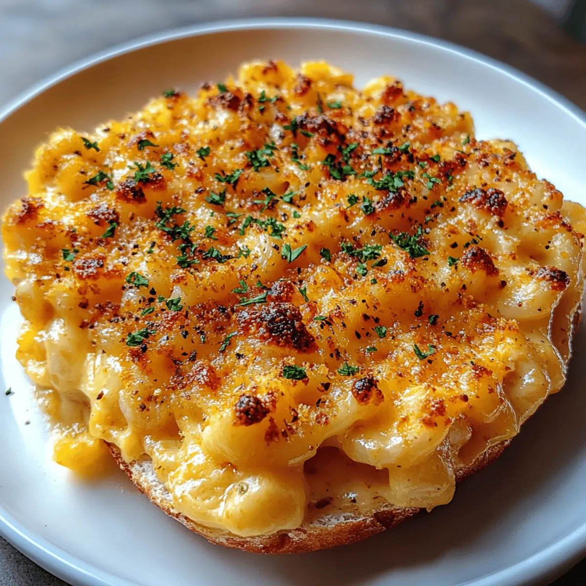 Creamy Baked Cheddar Mac-and-Cheese
