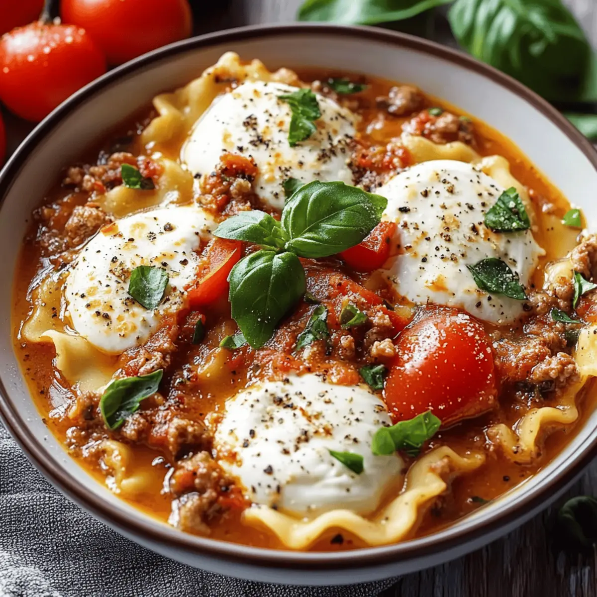 Crockpot Lasagna Soup