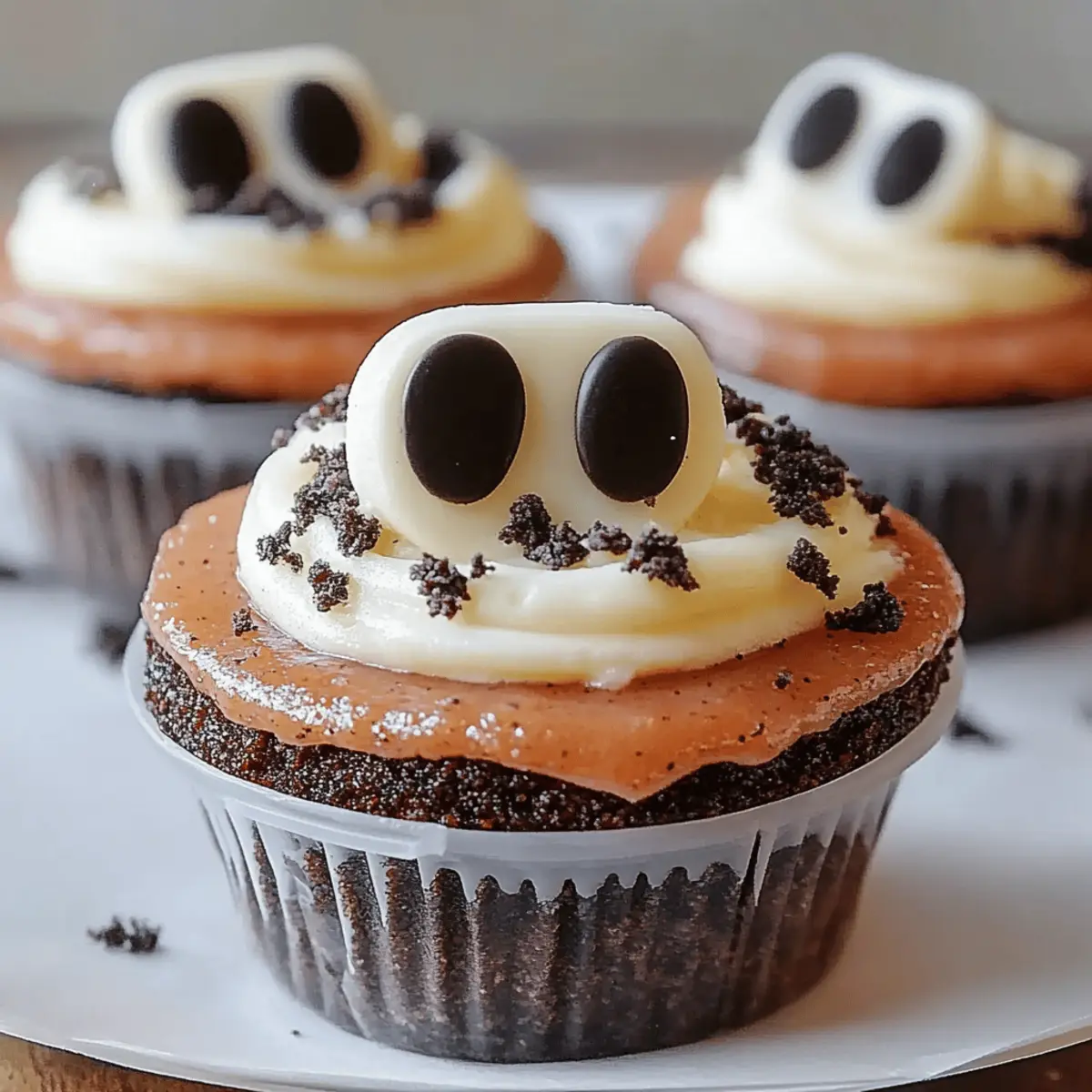 Spooky Graveyard Pudding Cookie Cups