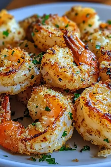 Air Fryer Garlic Parmesan Shrimp Recipe