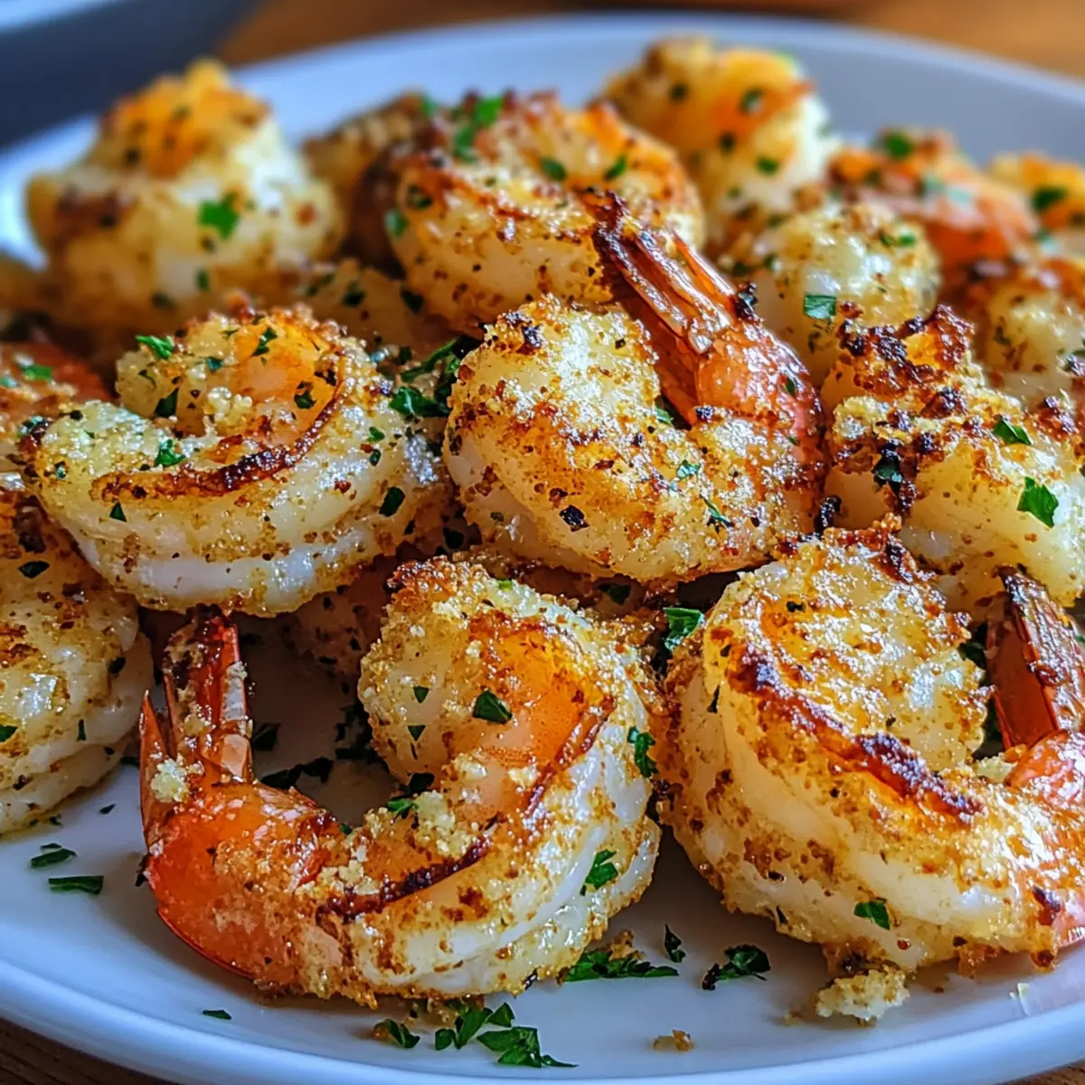 Air Fryer Garlic Parmesan Shrimp Recipe
