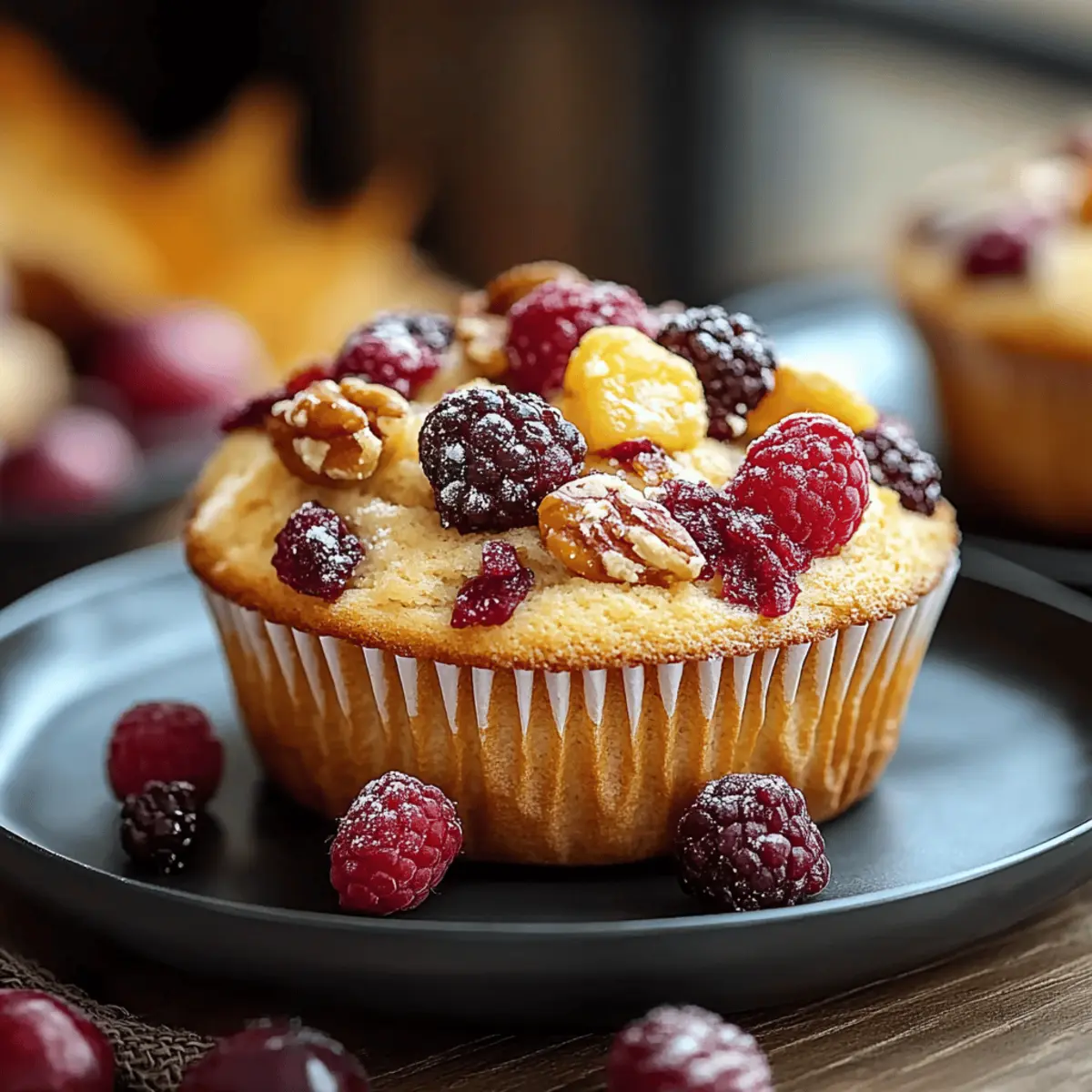 Cranberry Orange Pecan Muffins