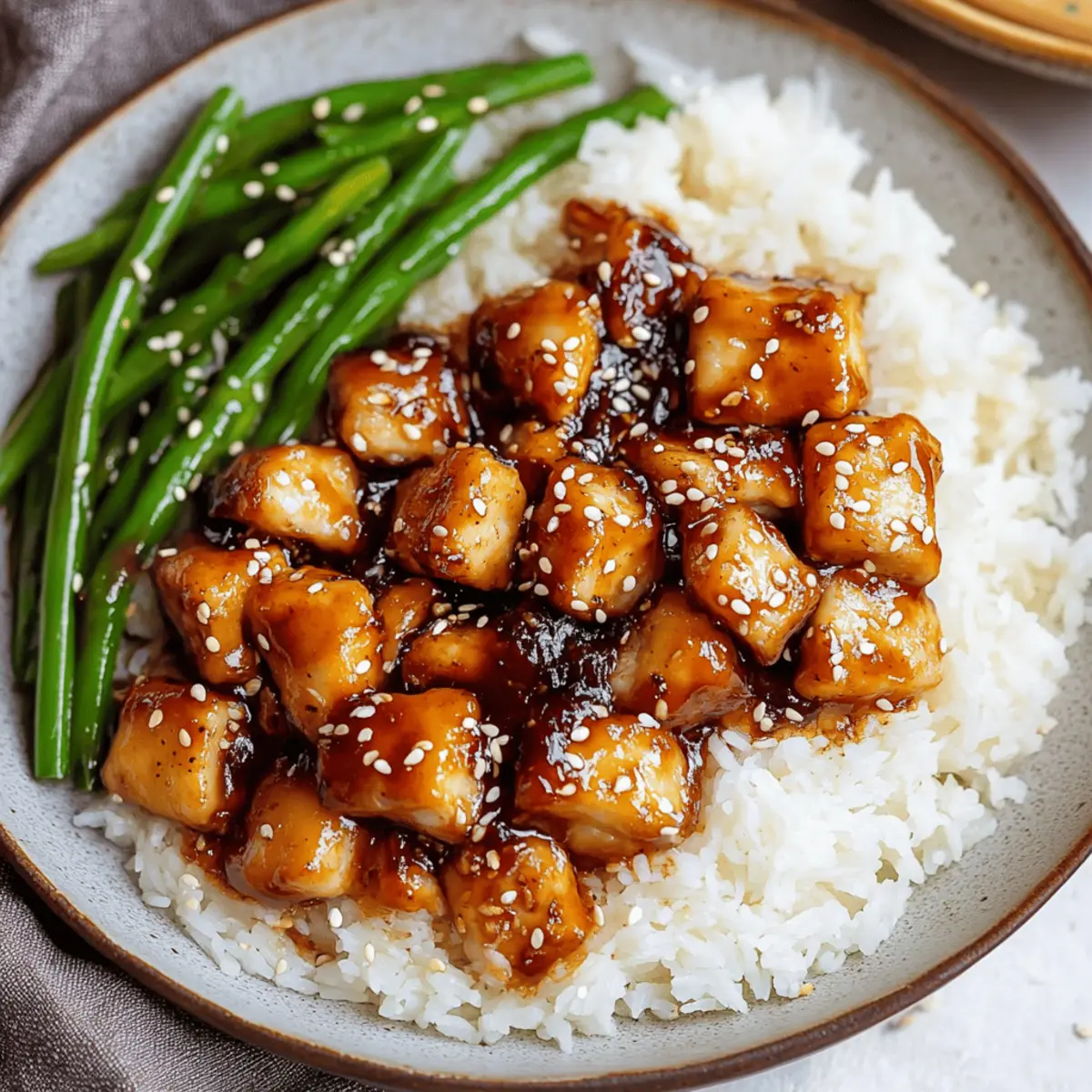 Healthy Sesame Chicken