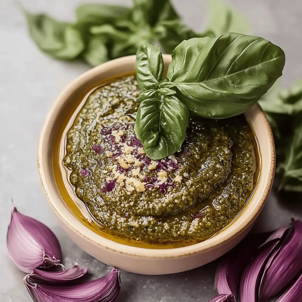 Purple Basil Pesto