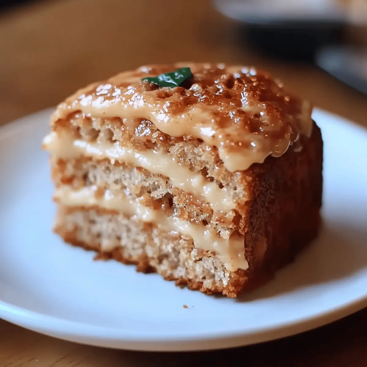 Applesauce Cake with Cinnamon Cream Cheese Frosting