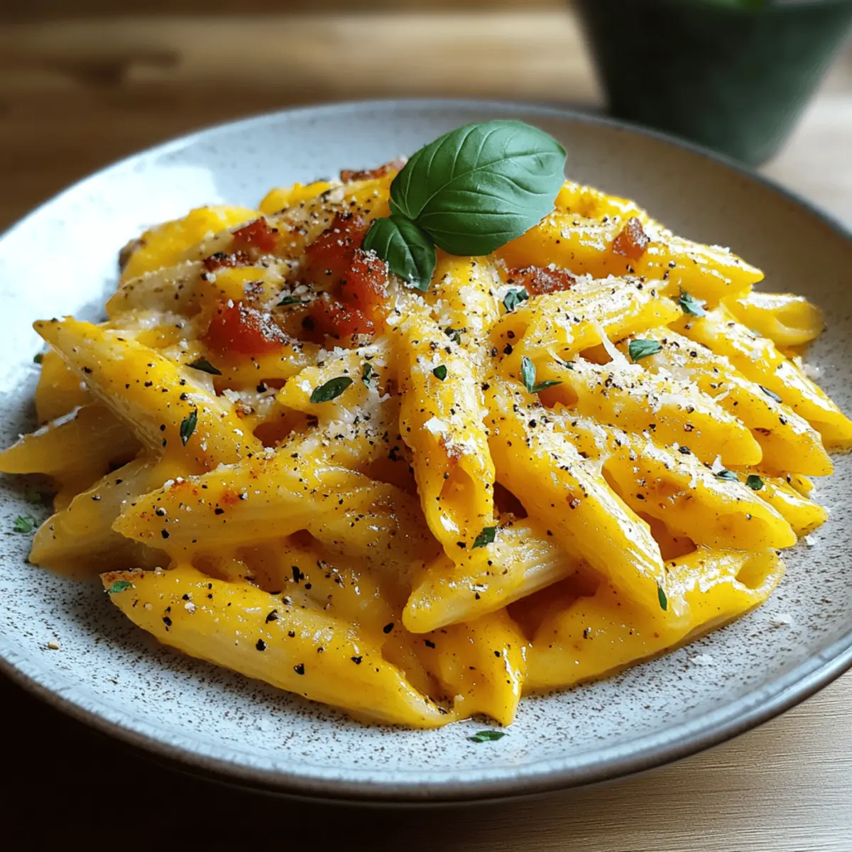 Cheesy Orange Pasta