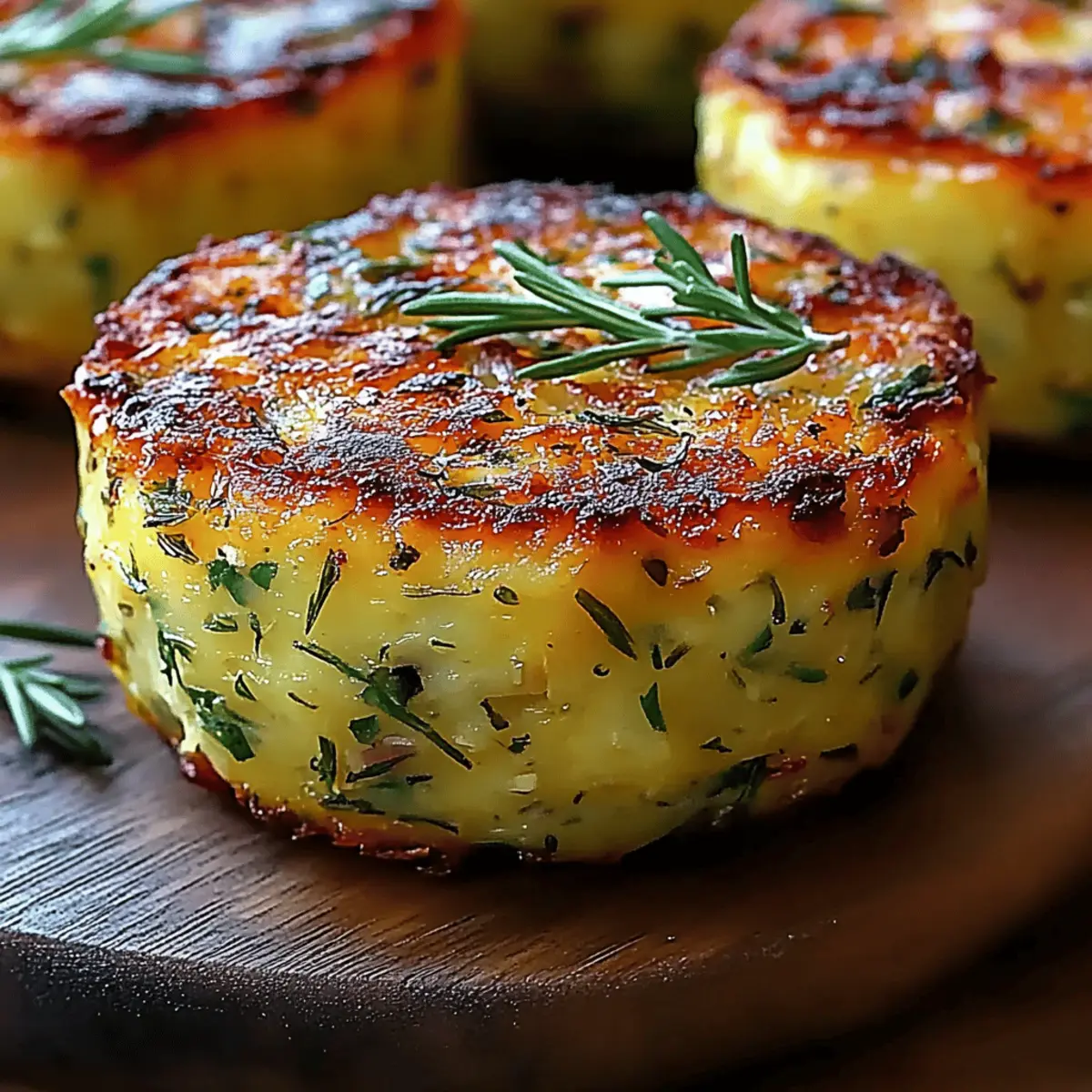 Crispy Parmesan Zucchini Muffins