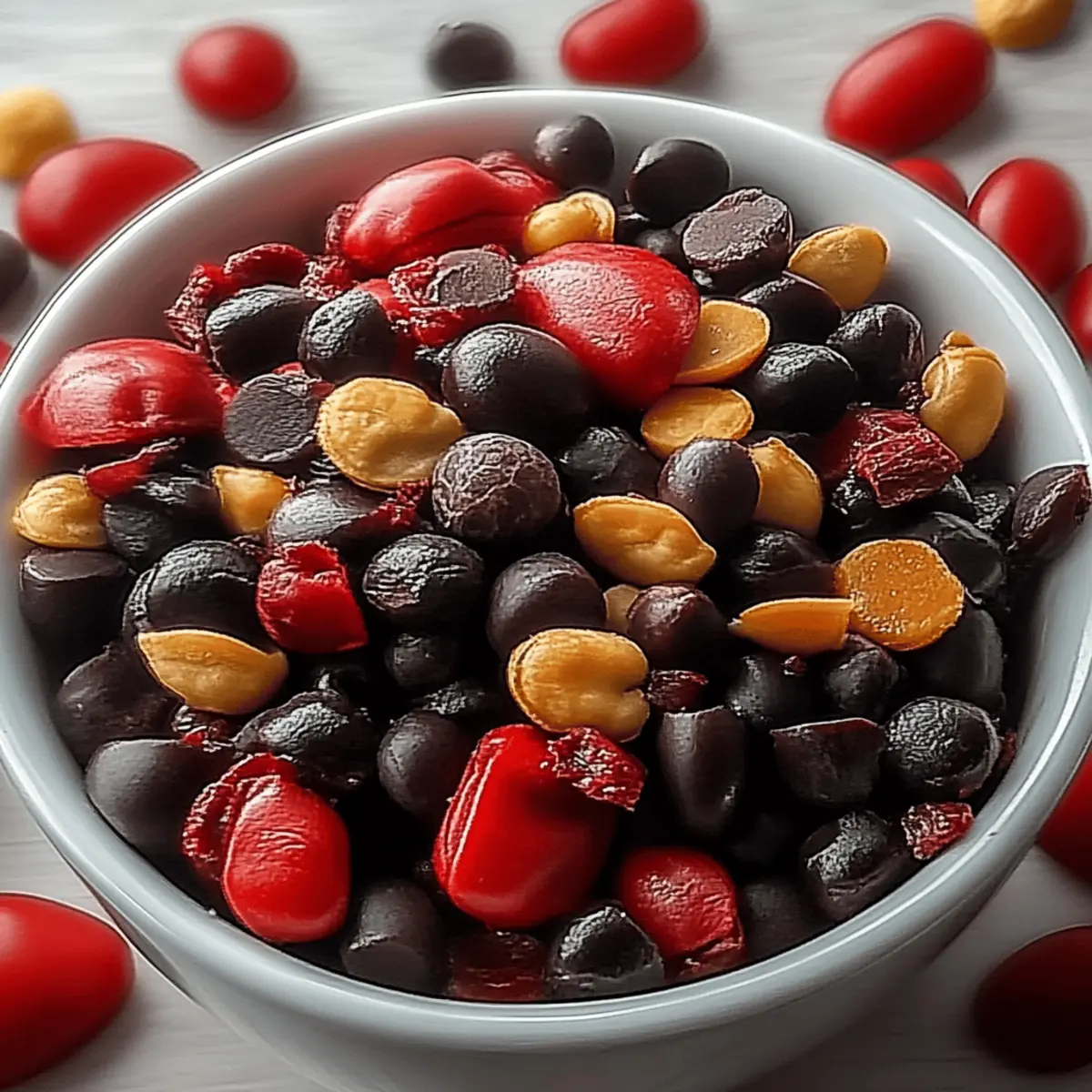 Spooky Vampire Bite Trail Mix