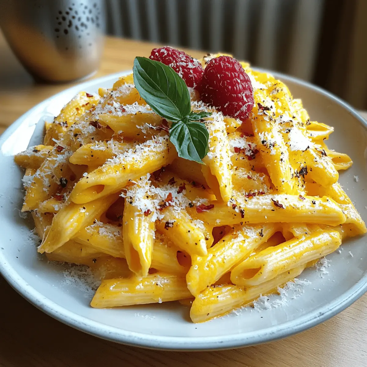 Cheesy Orange Pasta
