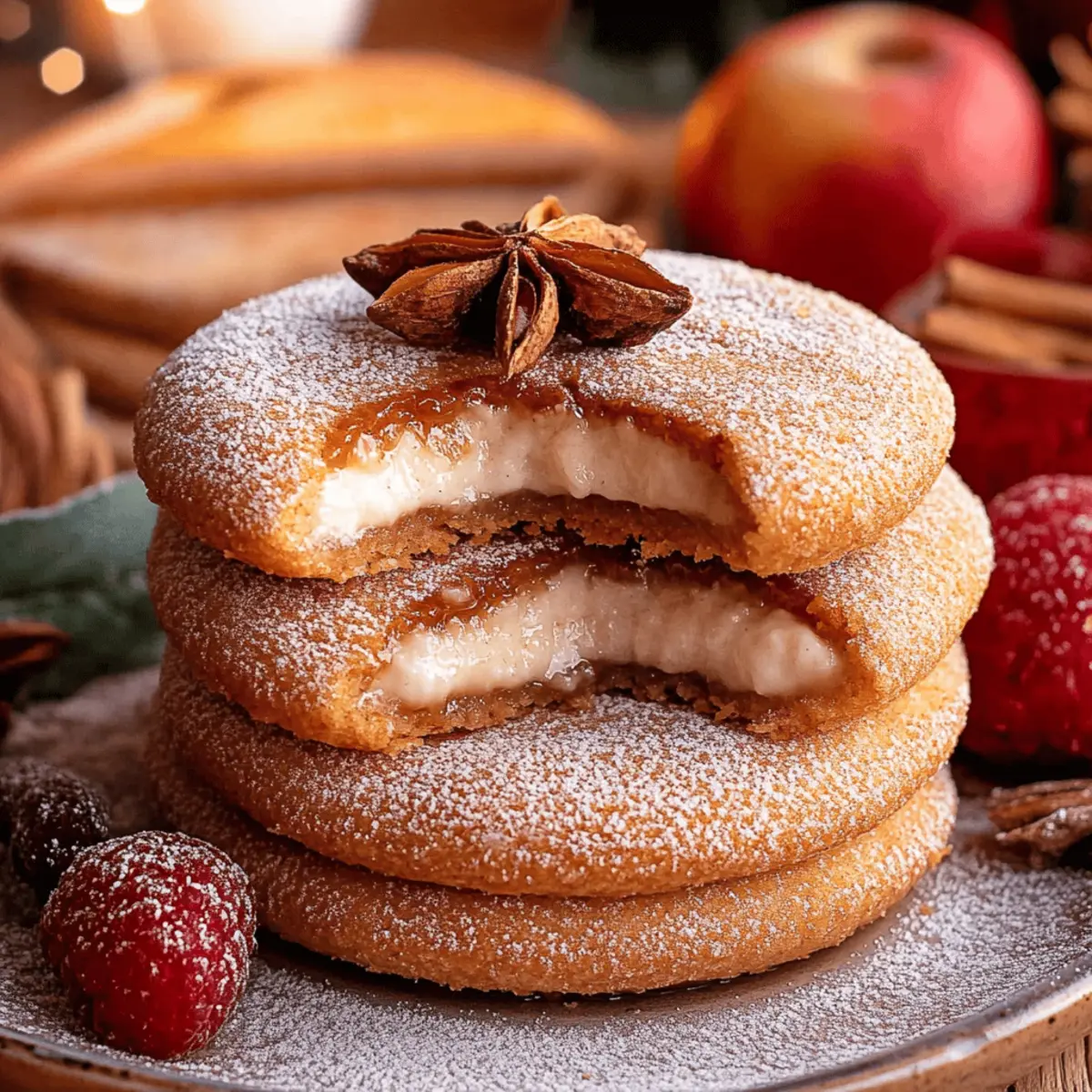 Apple Cider Cheesecake Cookies