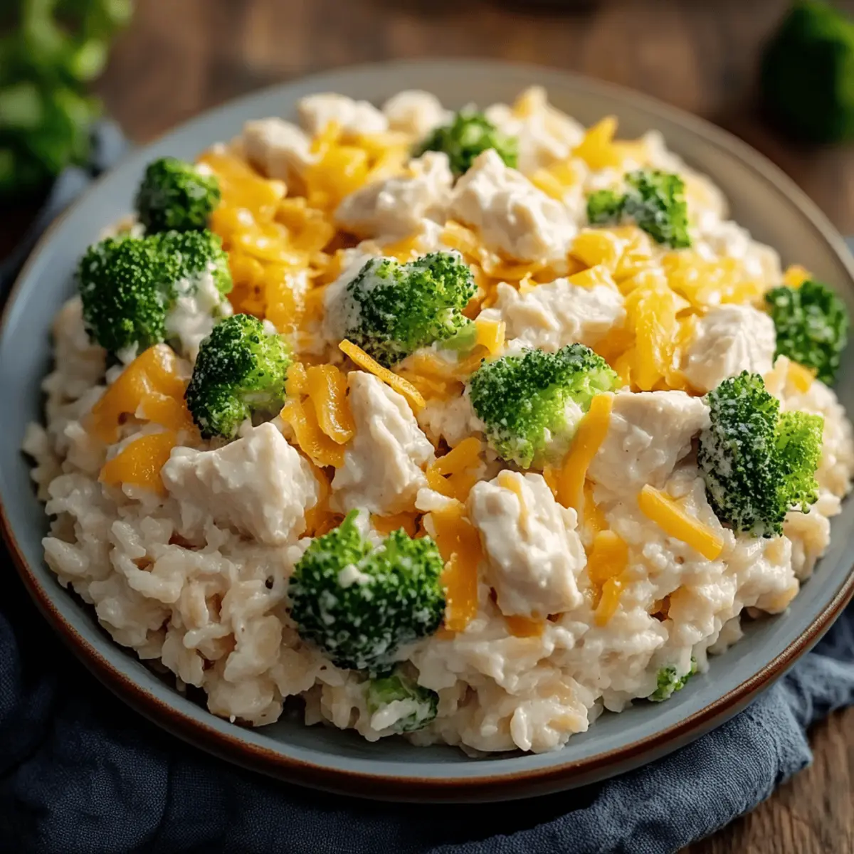 Cheesy Chicken Broccoli Rice