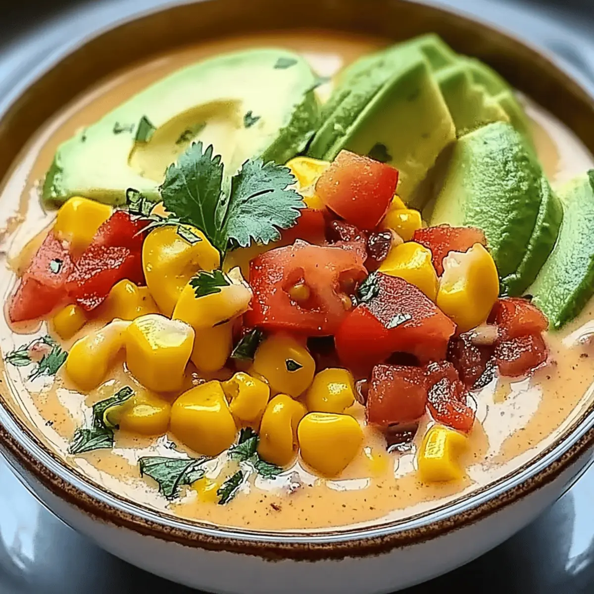 Creamy Chicken Enchilada Soup